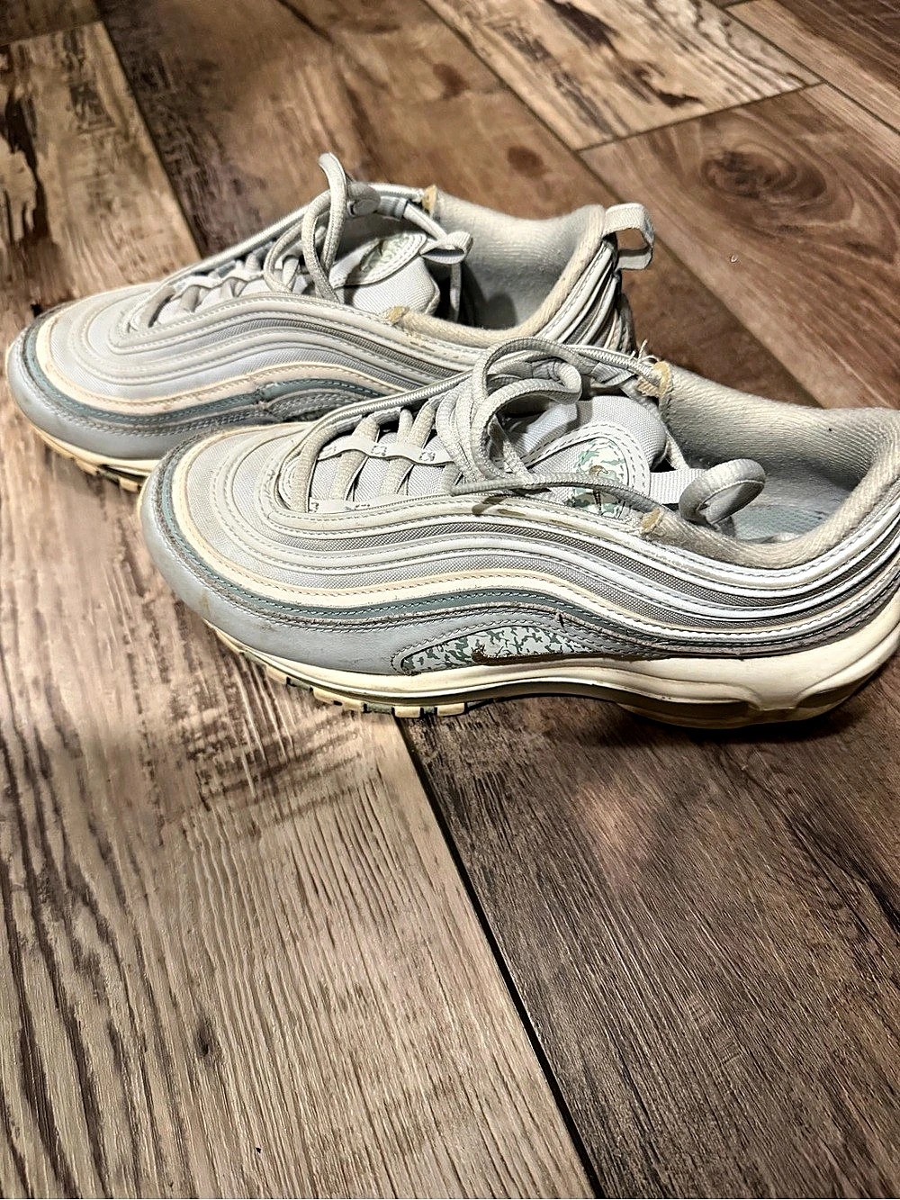 Nike Air Max 97 SE 'Safari' Women's Sneakers White & Green